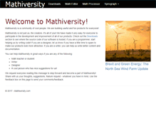 Tablet Screenshot of mathiversity.com